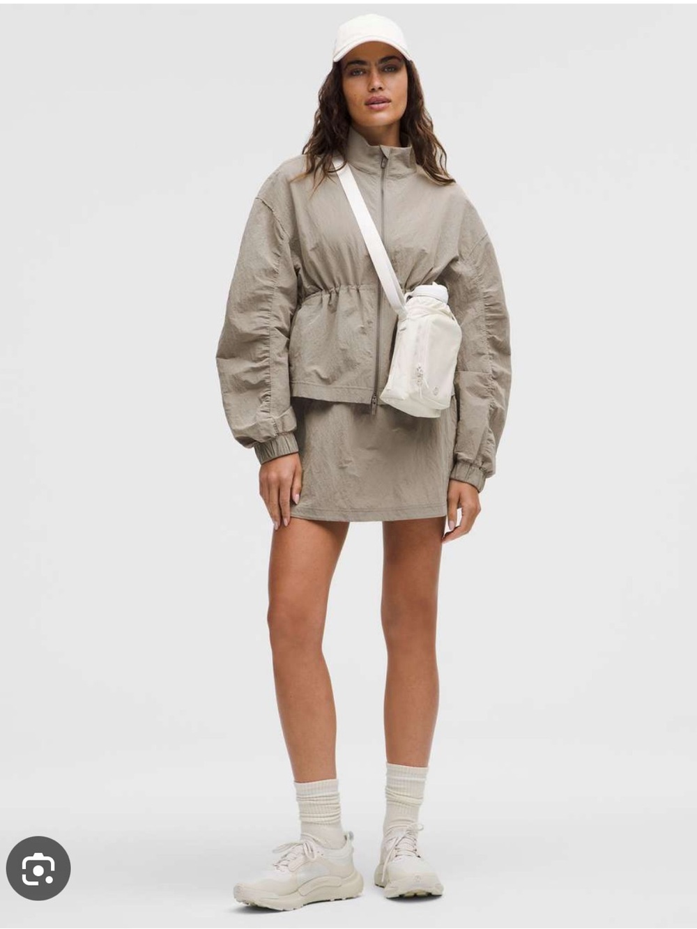 lululemon athletica Taupe Utility Windbreaker Jacket